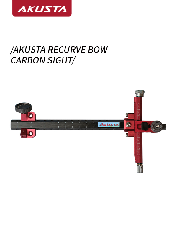 Akusta Recurve Bow  Carbon Sight